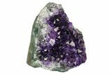 Dark Purple, Amethyst Crystal Cluster - Uruguay #123801-1